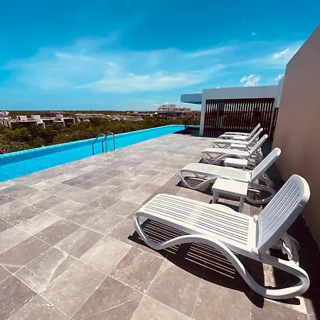 Oscar Wilde - Ph With Private Rooftop And Plunge Pool & Gym & Beach Club Access Tulum Exterior photo
